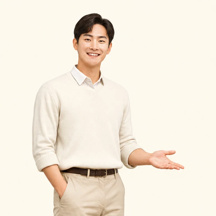 카니발 중고차 장기렌트 상담 신청을 안내하는 담당자